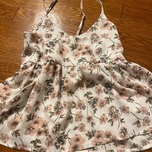 baby floral tank